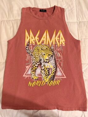 Zutter Distressed Graphic Muscle Tank - Small